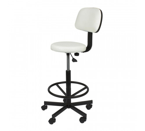 Стул мастера АСТЕК высокий с опорой для ног и спинкой