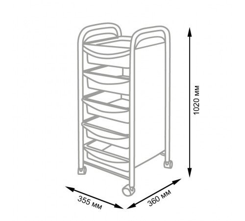 Тележка парикмахерская Т-20