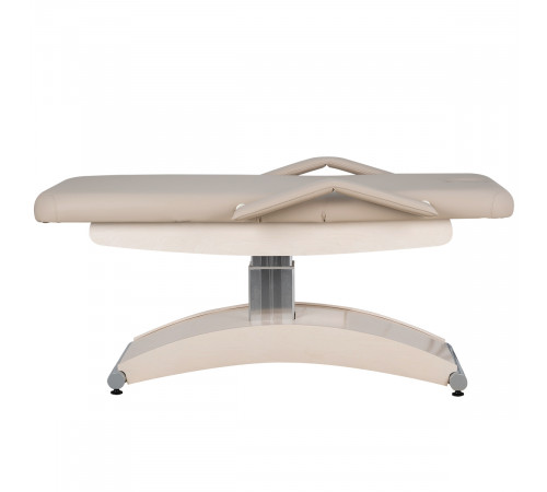 Косметологическая кушетка Аврора, светлый каркас, 3 мотора