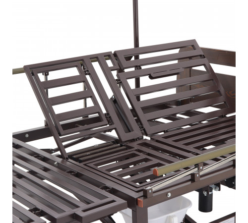 Кровать электрическая DB-11А (МЕ-5228Н-03) ЛДСП Венге Гибридный привод возможность управлять секциями без электроэнергии!