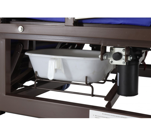 Кровать электрическая DB-11А (МЕ-5228Н-10) ЛДСП Венге с боковым переворачиванием, туалетным устройством и функцией «кардиокресло»