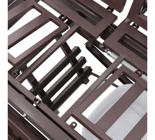 Кровать механическая Е-45А (ММ-5128Н-02) с боковым переворачиванием, туалетным устройством и функцией «кардиокресло»