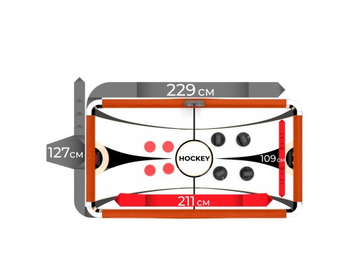 Игровой стол - аэрохоккей DFC BENEDOR