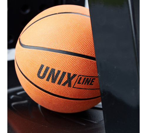 Мяч баскетбольный UNIX Line размер 7 с насосом в комплекте