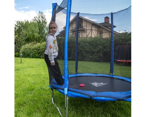 Батут DFC Trampoline Fitness с сеткой 12ft