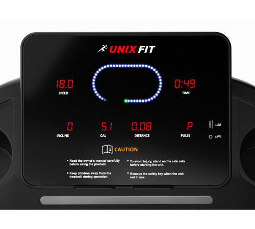 Беговая дорожка UNIXFIT ST-630R Black
