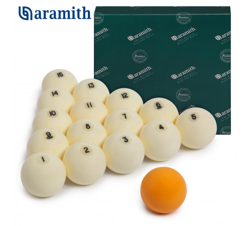 Шары Aramith Premier Pyramid Ø68 мм Желтый биток