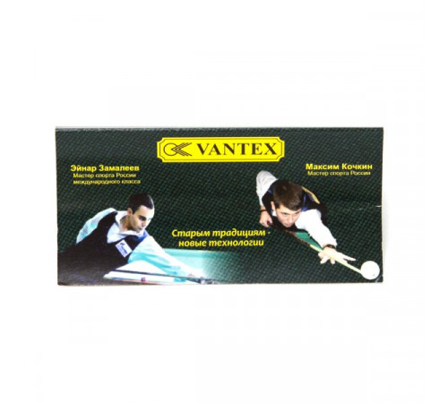 Кий / пирамида 2-pc "Vantex" (черный граб, падук, граб) корона