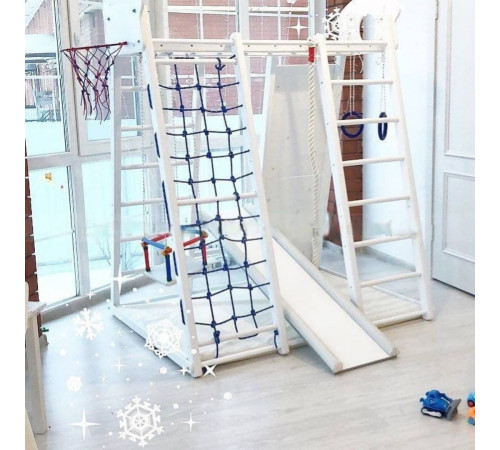 Детский спортивный комплекс Баскет 8 со скалодромом