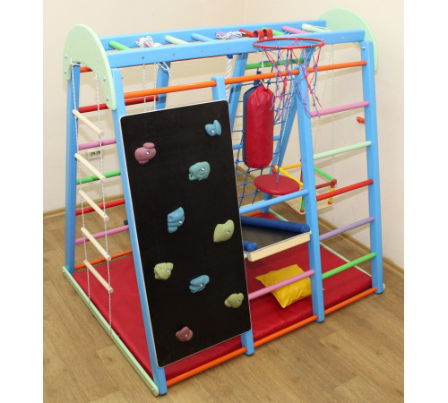 Детский спортивный комплекс Супер Чемпион 150 со скалодромом