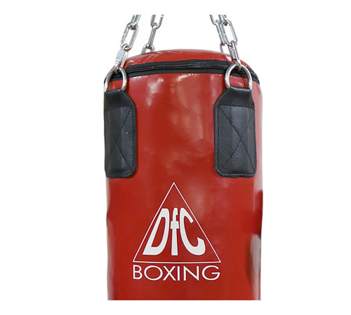 Боксёрский мешок DFC HBPV2.1 красн ( 100*30,30 ПВХ красный)