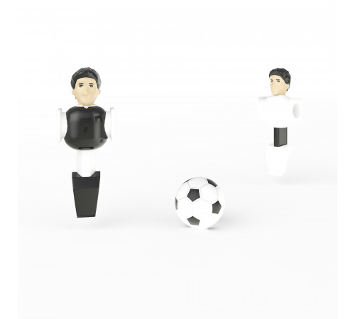 Игровой стол UNIX Line Футбол - Кикер (140х74 cм) Black