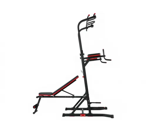 Турник-пресс-брусья со скамьей UNIX Fit POWER TOWER 150P