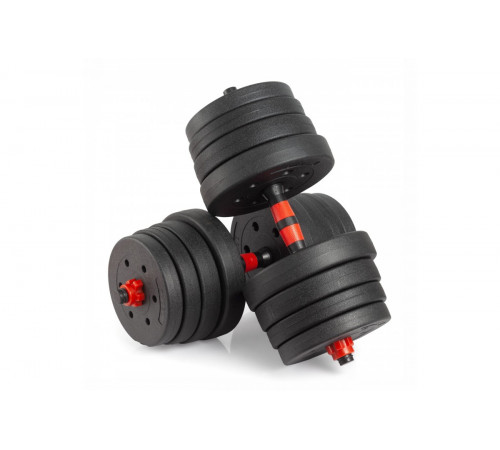 Гантели разборные с грифом, 30 кг. (2 шт. х 15 кг.) VictoryFit VF-DС300