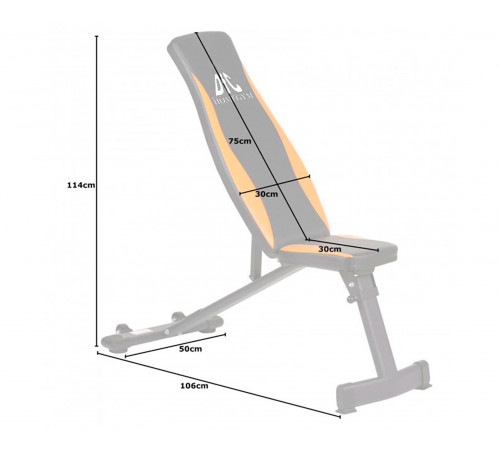 Скамья силовая универсальная DFC DBCH1