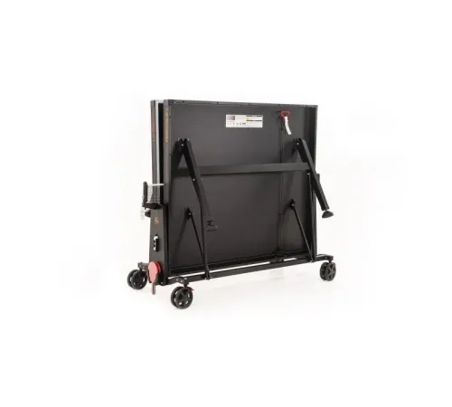 Теннисный стол складной для помещений "RASSON PREMIUM T01 Indoor" (274 х 152,5 х 76 см, черный ясень) с сеткой
