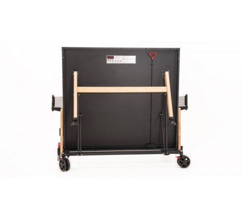 Теннисный стол складной для помещений "RASSON PREMIUM T01 Indoor" (274 х 152,5 х 76 см, натуральный ясень) с сеткой