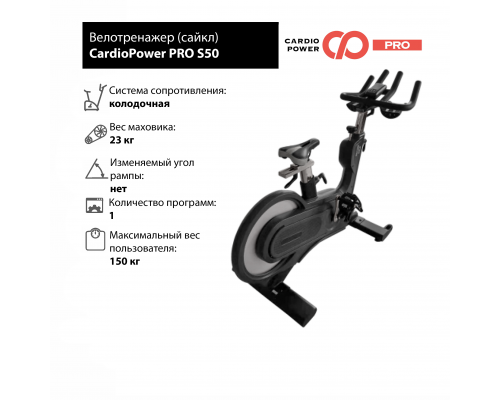 Сайкл CardioPower PRO S50