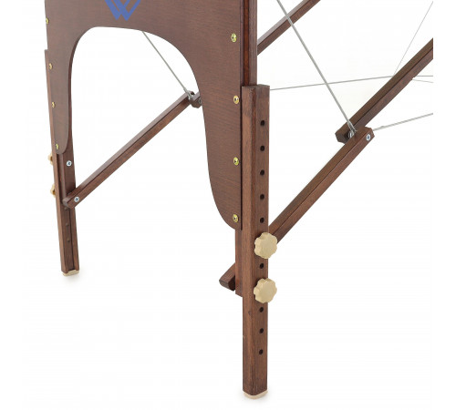 Массажный стол складной деревянный  JF-AY01 3-х секционный (темная рама)