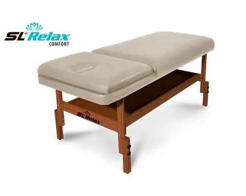 Массажный стол Relax Comfort бежевая кожа