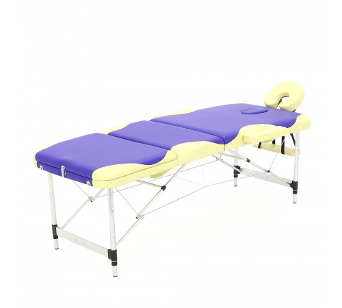 Массажный стол складной алюминиевый JFAL01A М/К (3-х секционный) (МСТ-102Л)