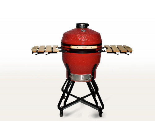 Керамический гриль-барбекю 22 дюйма (красный) (56 см)