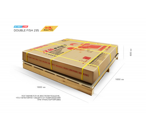 Стол теннисный Double Fish 235 черный