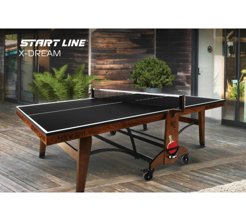 Стол теннисный X-dream Start Line (№5, ЛДСП Черный)